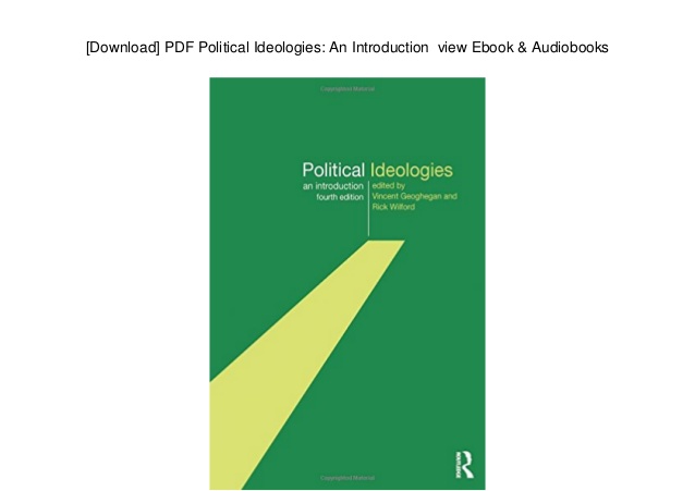 political ideologies an introduction pdf